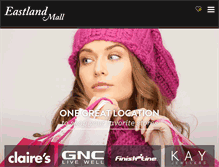 Tablet Screenshot of eastland-mall.com